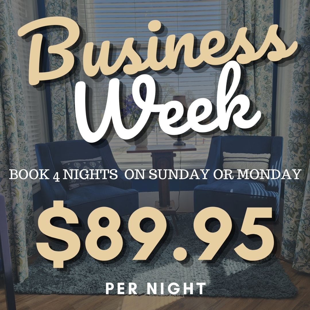 Book 4 nights starting on Sunday or Monday and get the special price of only $89.95 per night.